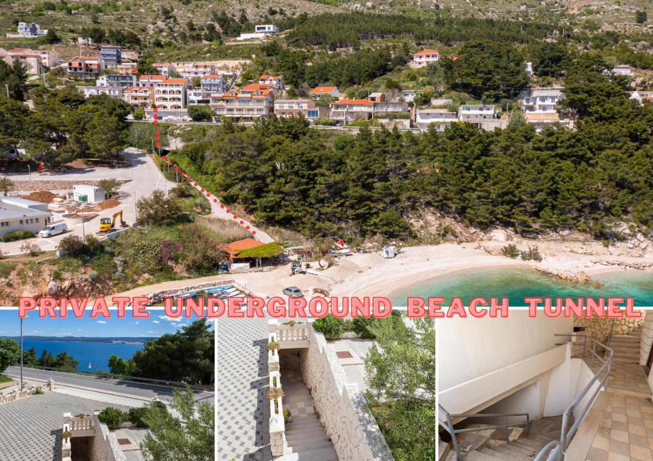 Beachfront Xxl - 2 Apartments Together - Lokva Rogoznica Ngoại thất bức ảnh