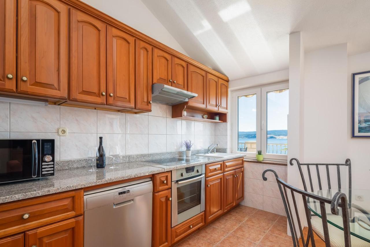 Beachfront Xxl - 2 Apartments Together - Lokva Rogoznica Ngoại thất bức ảnh