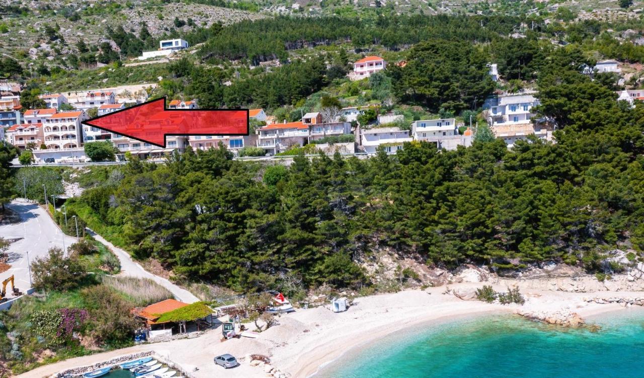 Beachfront Xxl - 2 Apartments Together - Lokva Rogoznica Ngoại thất bức ảnh